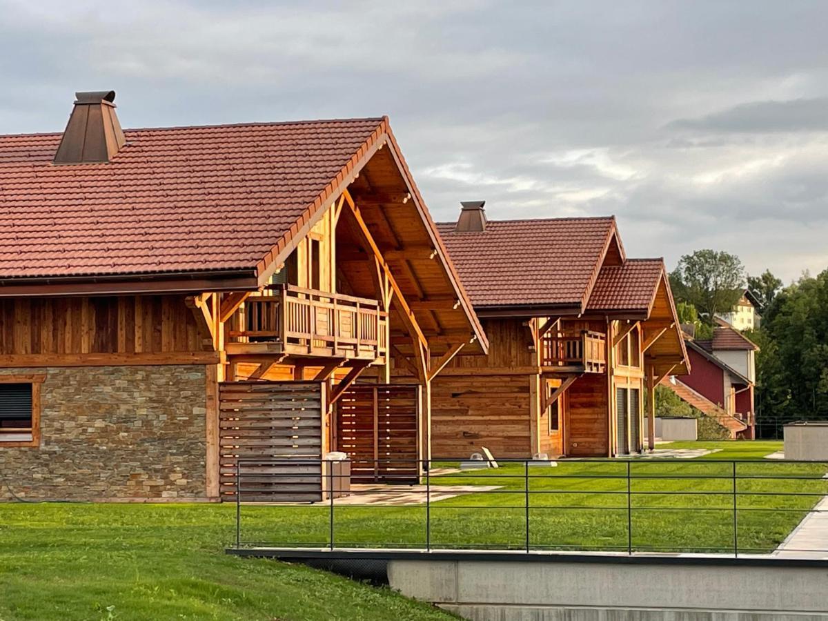Chalets Coeur Du Lac Малбюисон Екстериор снимка