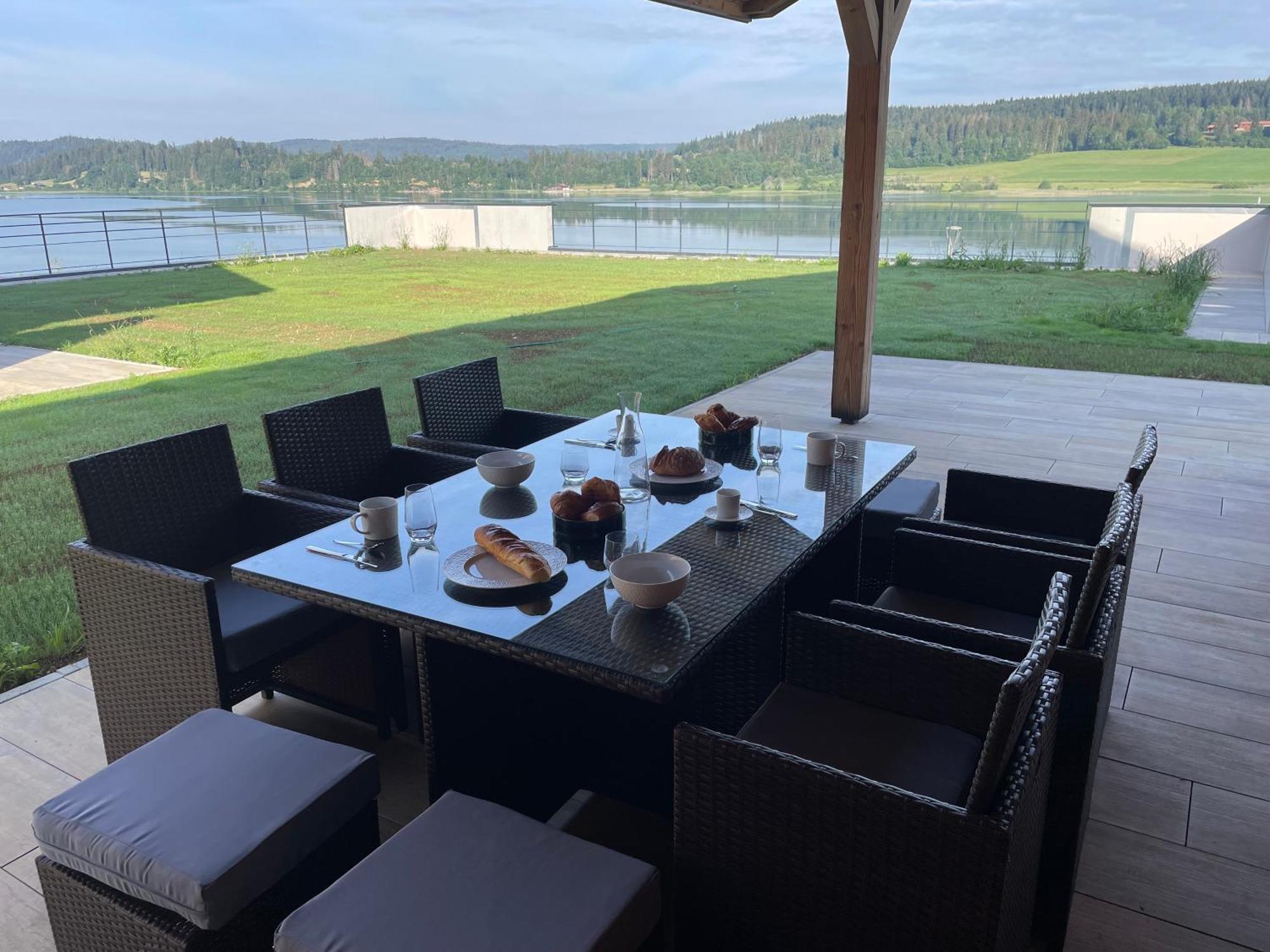 Chalets Coeur Du Lac Малбюисон Екстериор снимка