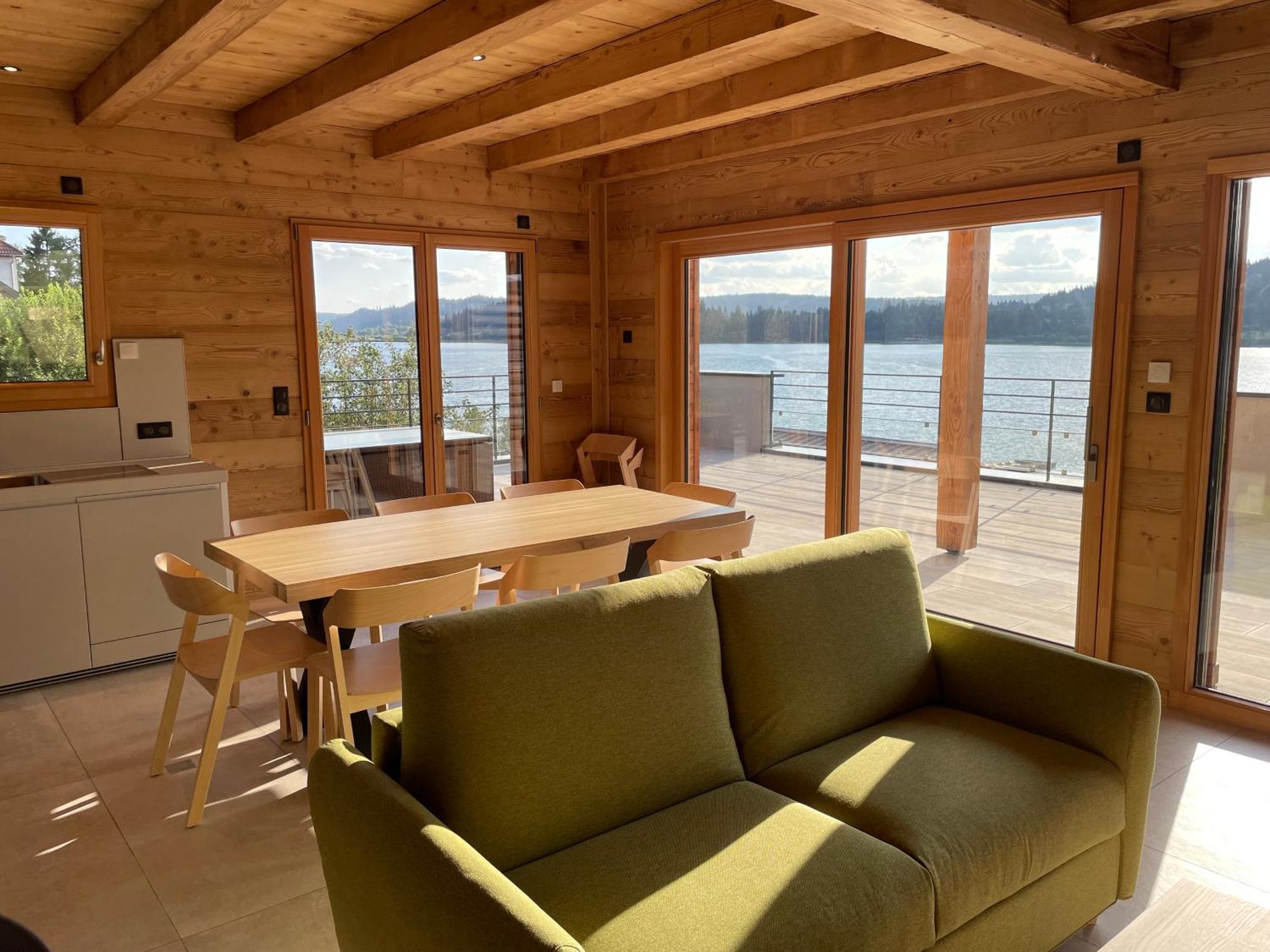Chalets Coeur Du Lac Малбюисон Екстериор снимка